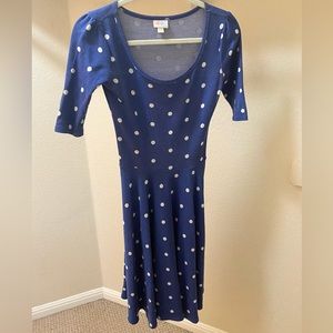 Blue polka dot Nicole